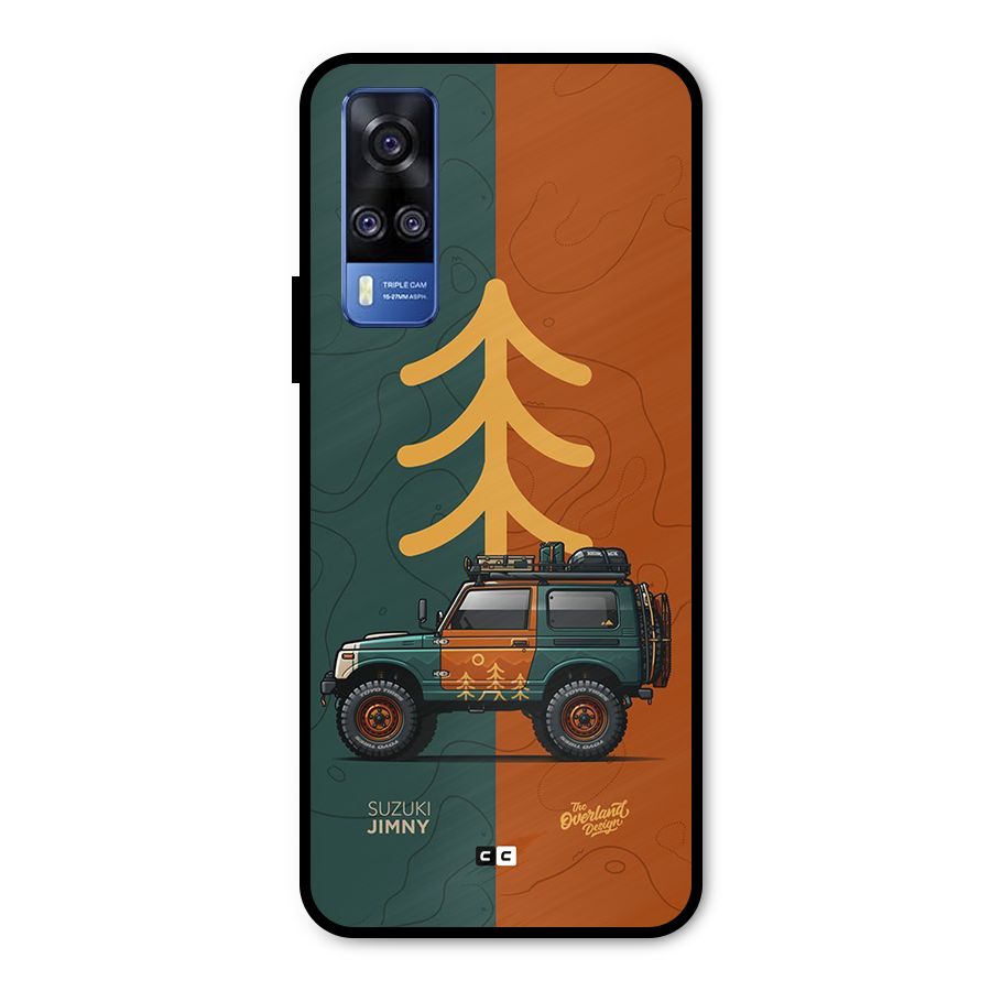 Amazing Defence Car Metal Back Case for Vivo Y51A
