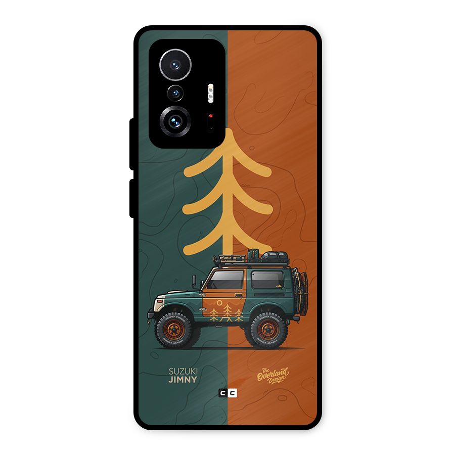 Amazing Defence Car Metal Back Case for Xiaomi 11T Pro