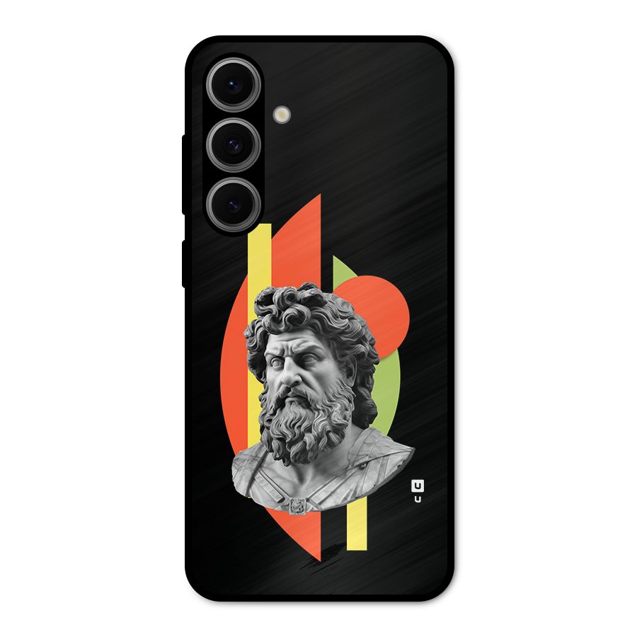 Amazing Geometry Metal Back Case for Galaxy S24 FE