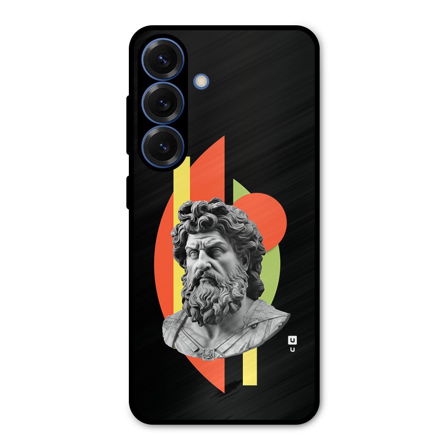 Amazing Geometry Metal Back Case for Galaxy S25