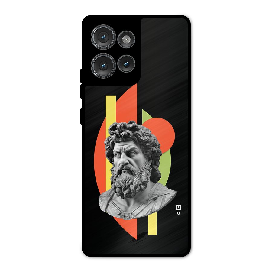 Amazing Geometry Metal Back Case for Motorola Edge 50