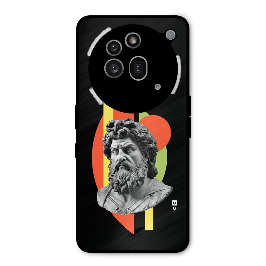 Amazing Geometry Metal Back Case for Nothing Phone 3a Pro