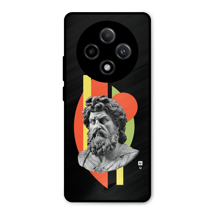 Amazing Geometry Metal Back Case for Oppo F27 Pro Plus