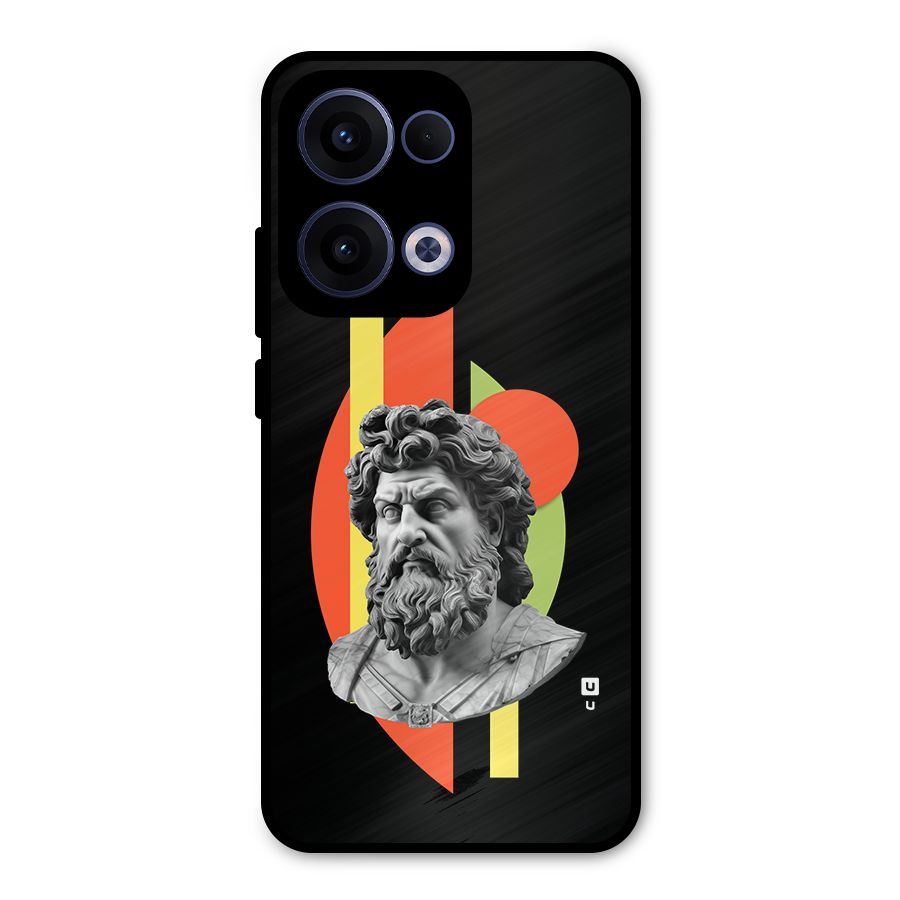 Amazing Geometry Metal Back Case for Oppo Reno13