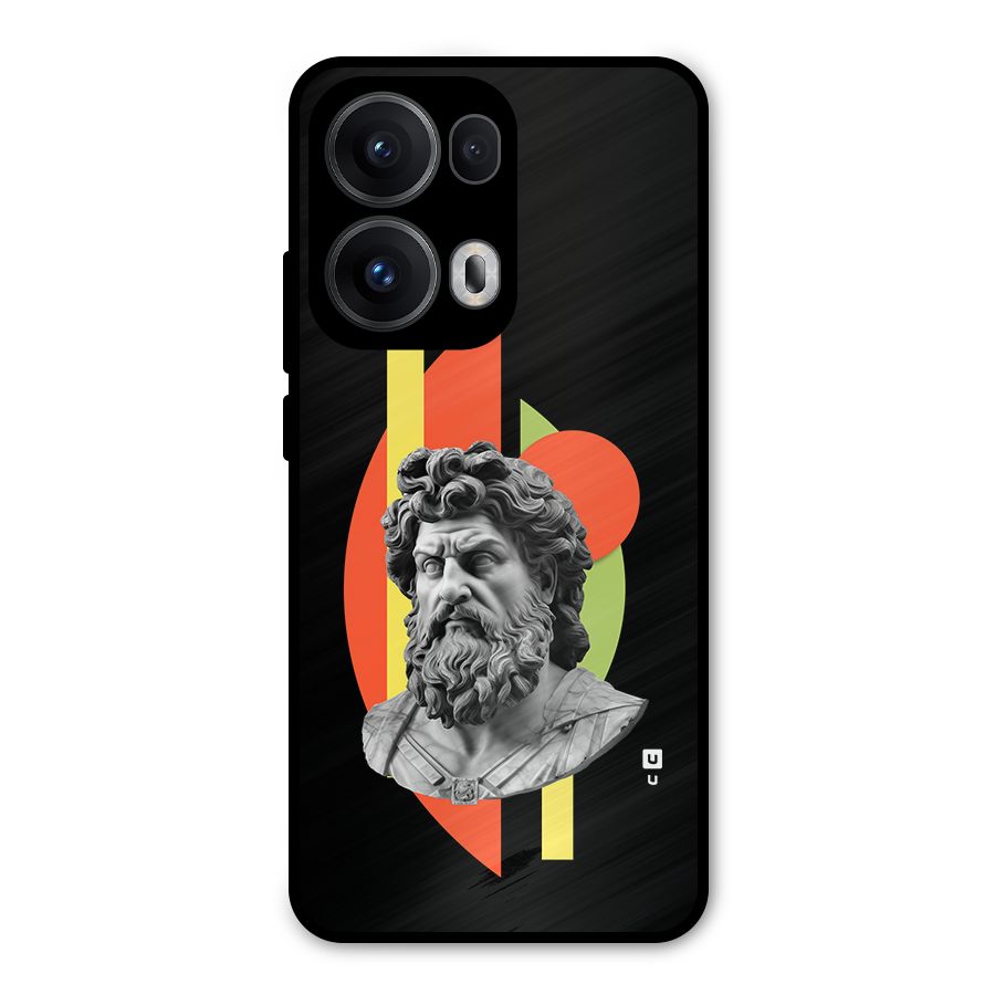 Amazing Geometry Metal Back Case for Oppo Reno13 Pro