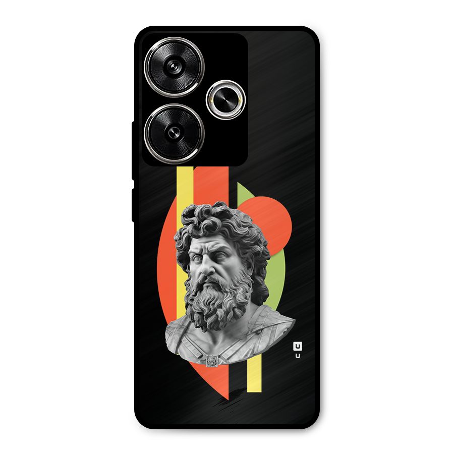 Amazing Geometry Metal Back Case for Poco F6