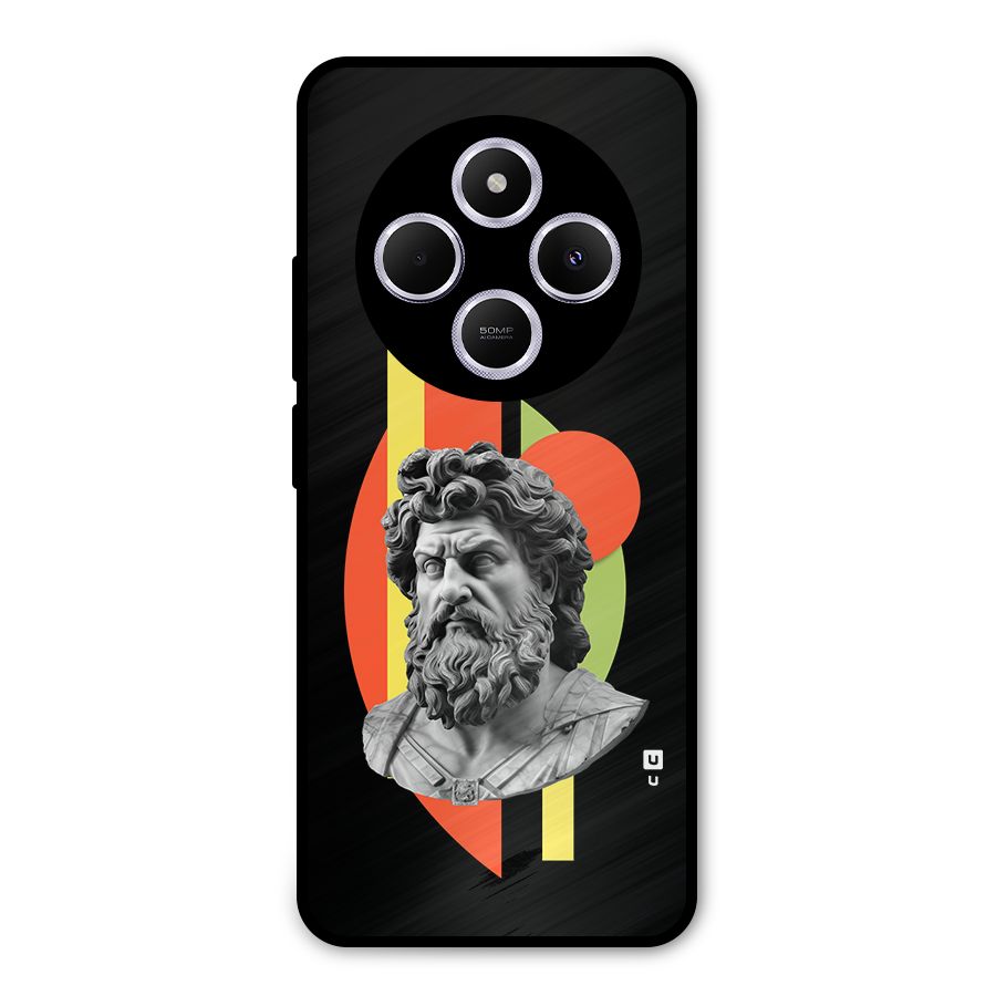 Amazing Geometry Metal Back Case for Poco M7