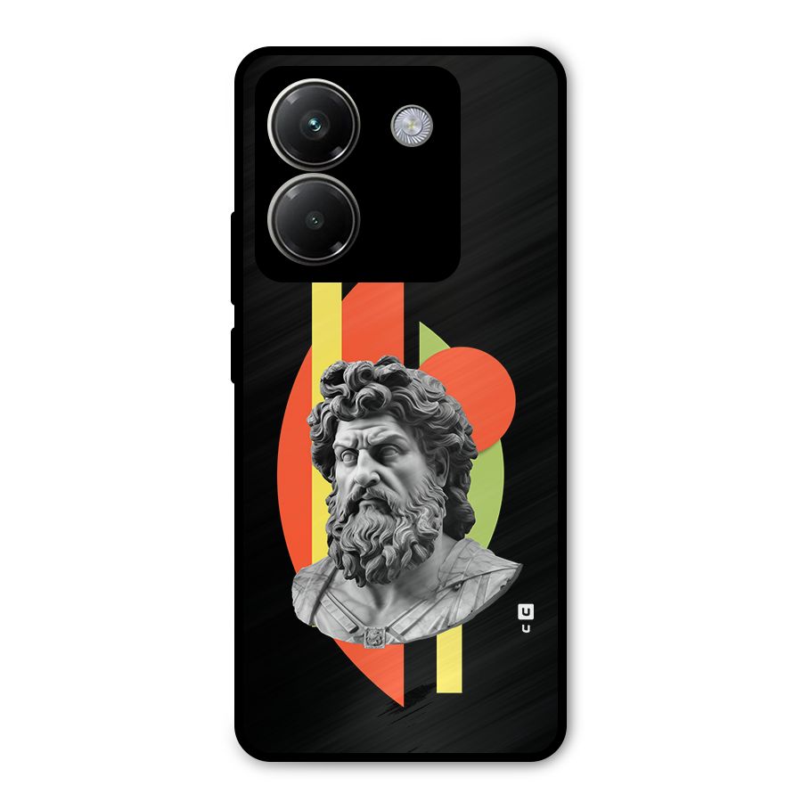 Amazing Geometry Metal Back Case for Poco M7 Pro 5G