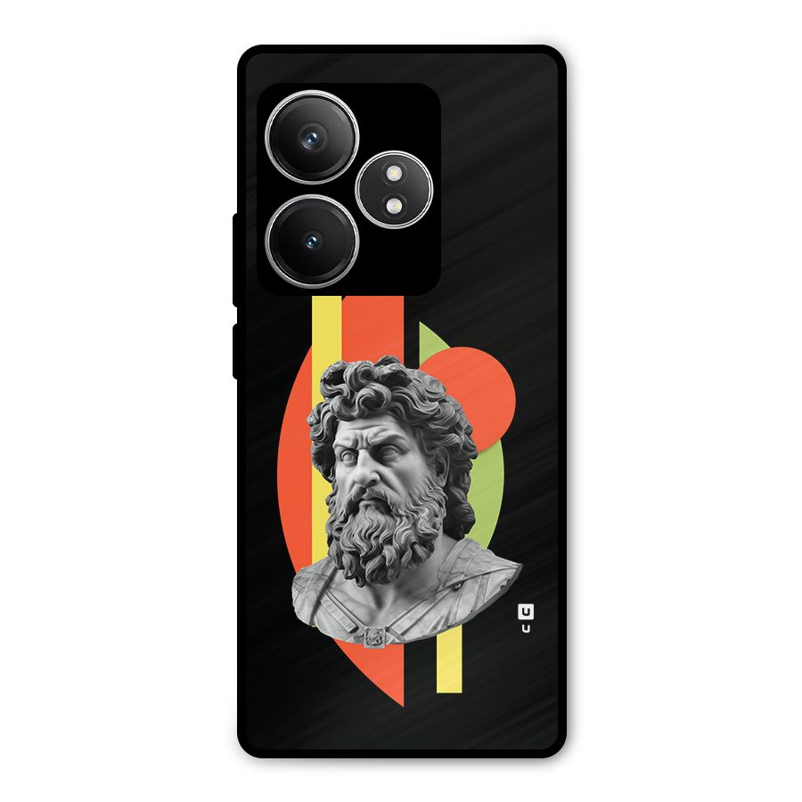 Amazing Geometry Metal Back Case for Realme GT 6T