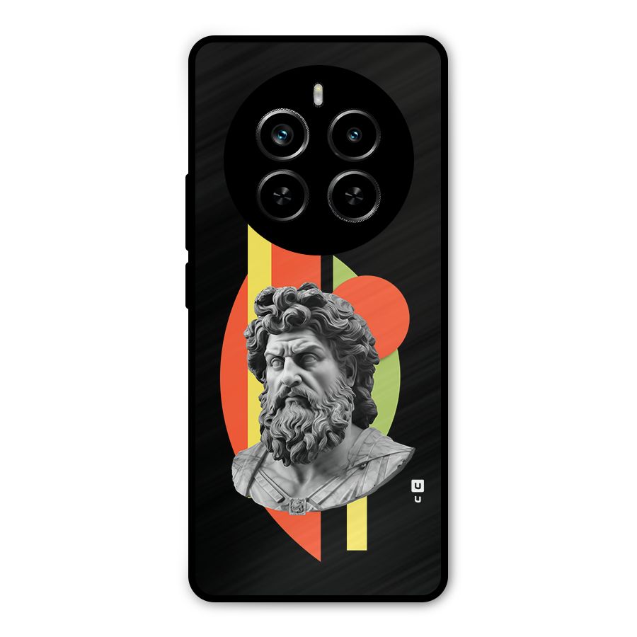 Amazing Geometry Metal Back Case for Realme P1 Pro
