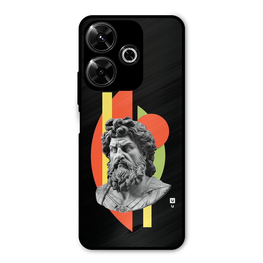 Amazing Geometry Metal Back Case for Redmi 13 5G