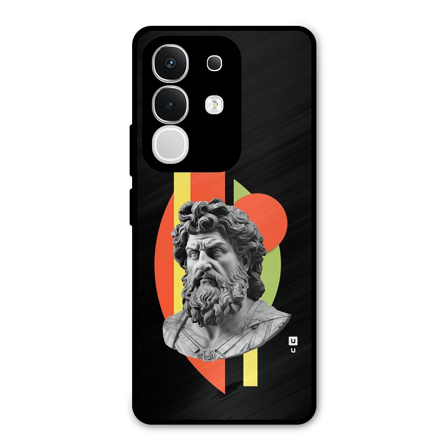 Amazing Geometry Metal Back Case for Vivo T4x