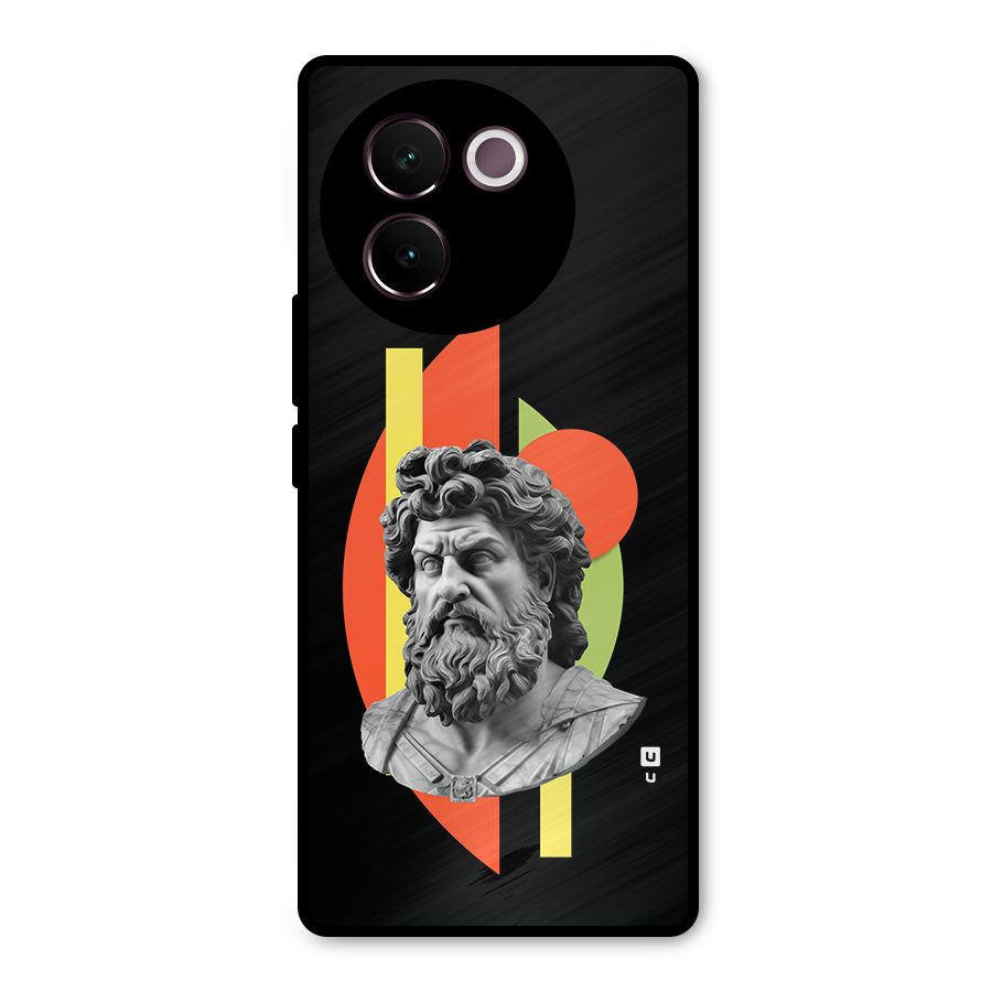 Amazing Geometry Metal Back Case for Vivo V30e