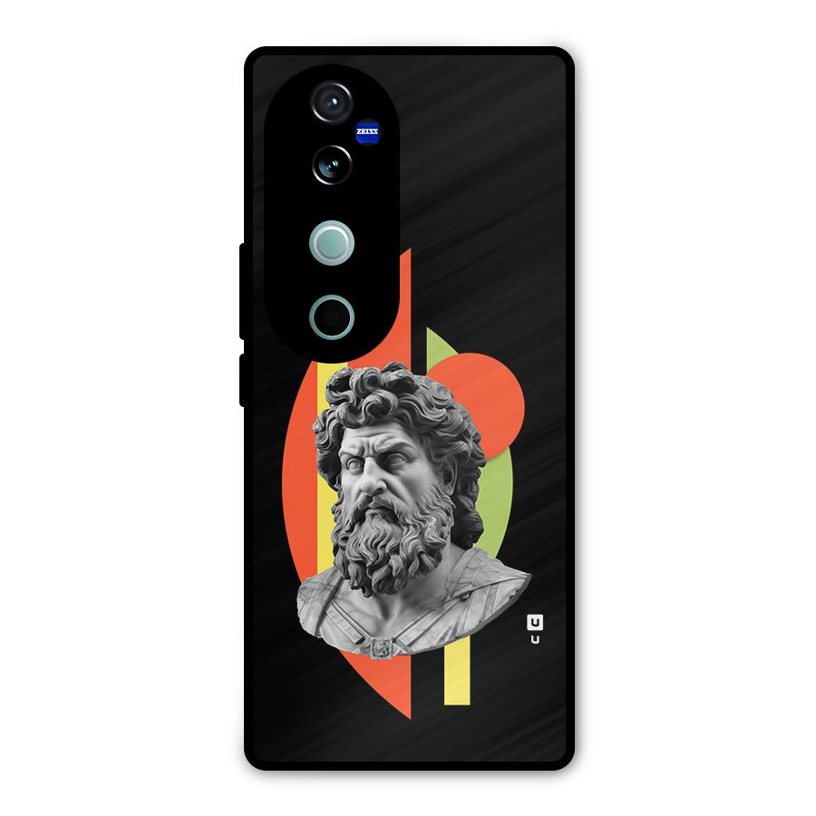 Amazing Geometry Metal Back Case for Vivo V40