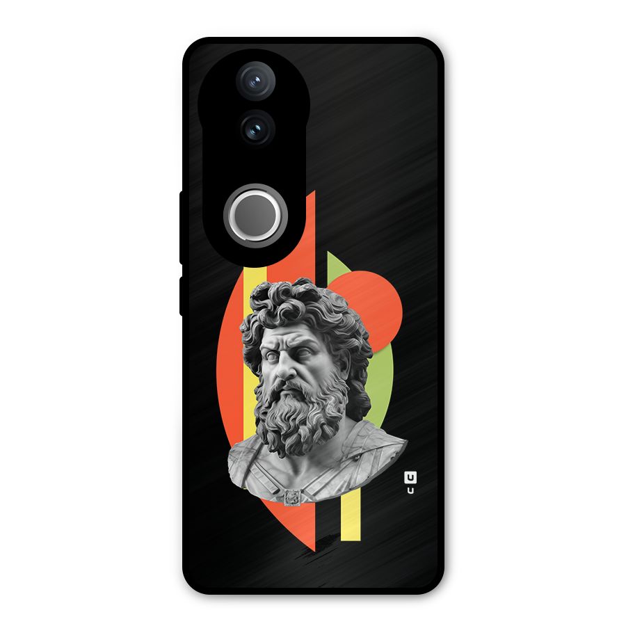 Amazing Geometry Metal Back Case for Vivo V50