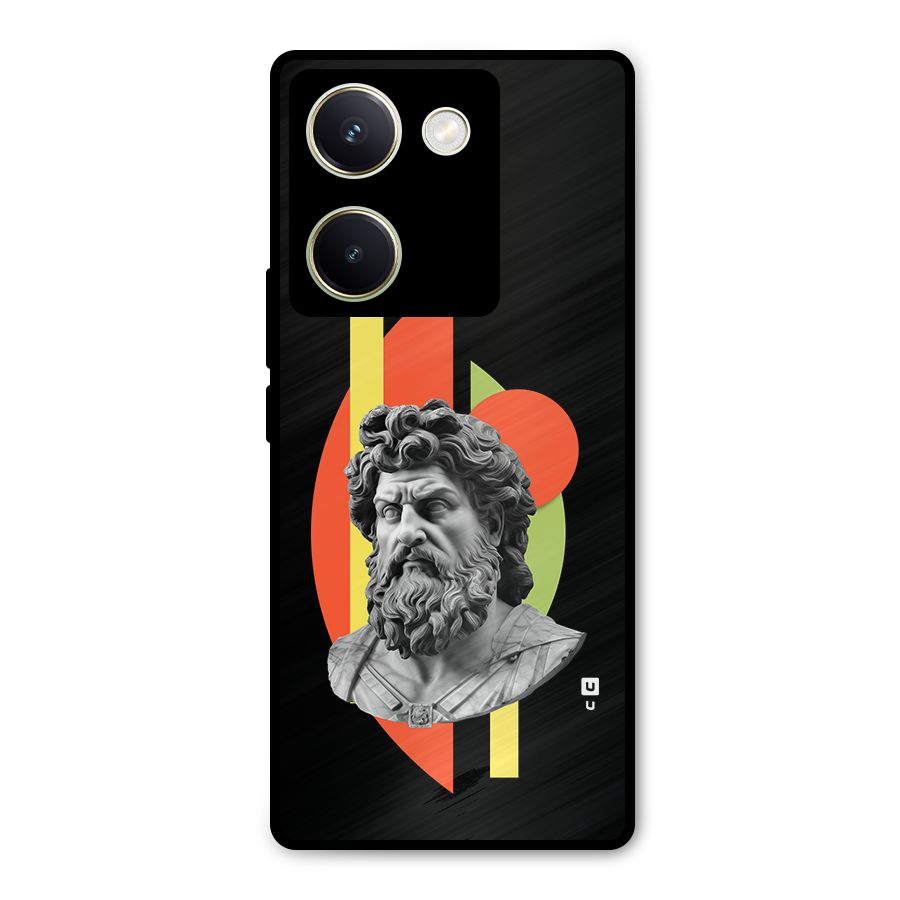 Amazing Geometry Metal Back Case for Vivo Y200 Pro