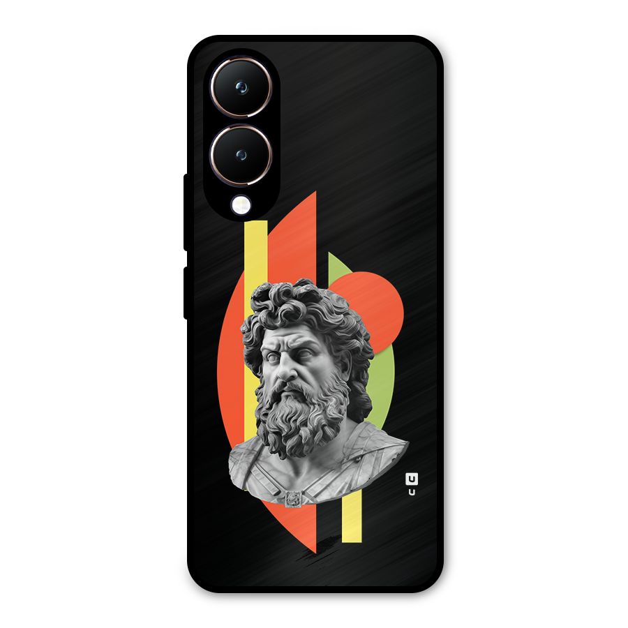 Amazing Geometry Metal Back Case for Vivo Y28