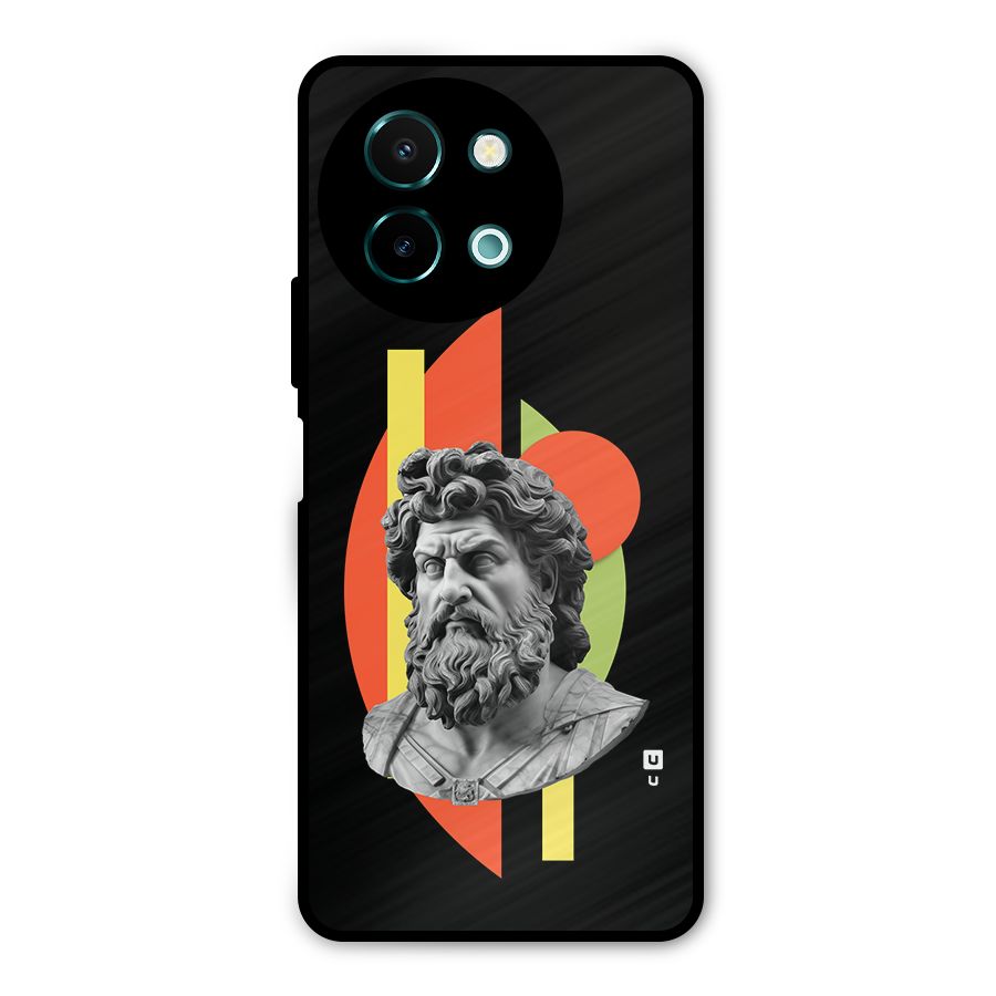 Amazing Geometry Metal Back Case for Vivo Y58