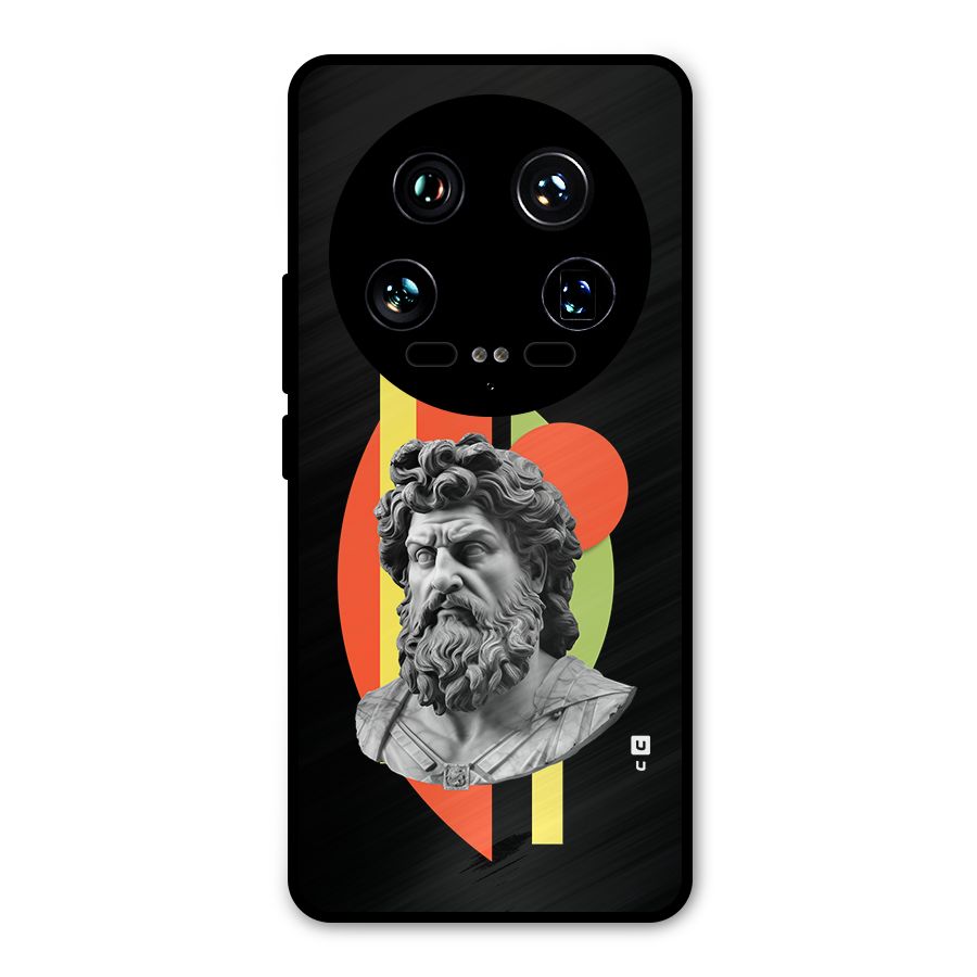 Amazing Geometry Metal Back Case for Xiaomi 14 Ultra