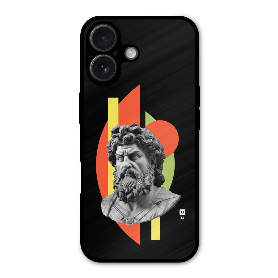 Amazing Geometry Metal Back Case for iPhone 16