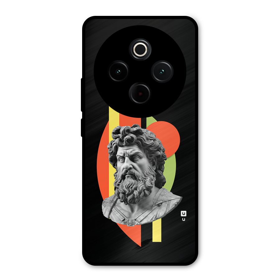 Amazing Geometry Metal Back Case for iQOO Z10