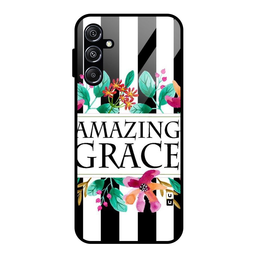 Amazing Grace Glass Back Case for Galaxy M34 5G