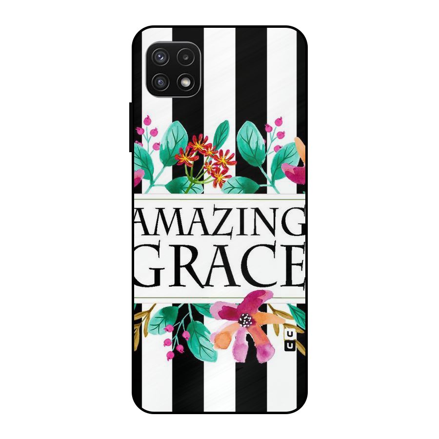 Amazing Grace Metal Back Case for Galaxy A22 5G