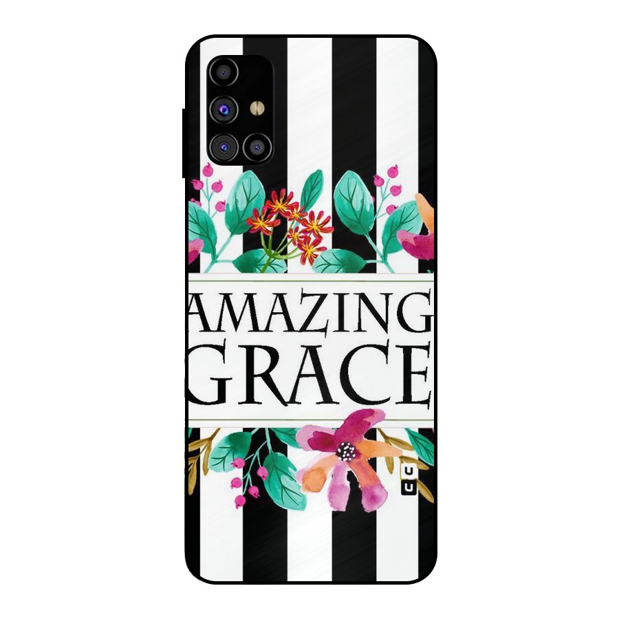 Amazing Grace Metal Back Case for Galaxy M31s