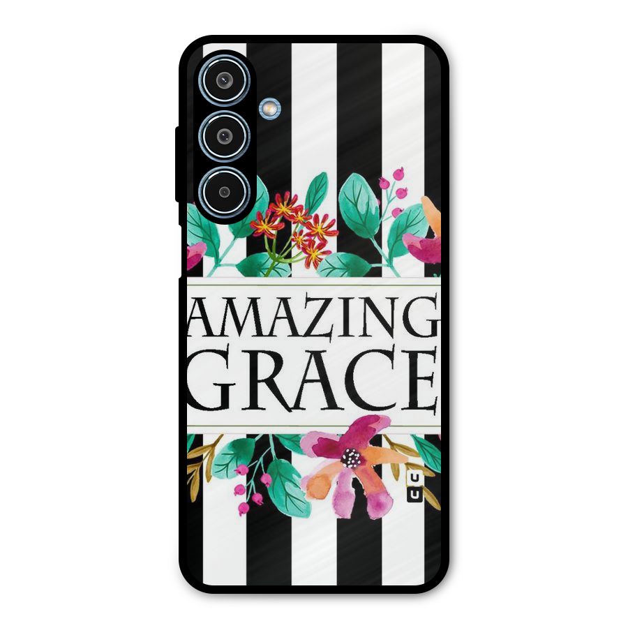 Amazing Grace Metal Back Case for Galaxy M35