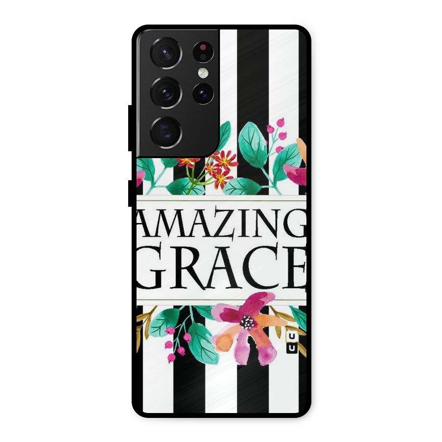 Amazing Grace Metal Back Case for Galaxy S21 Ultra 5G