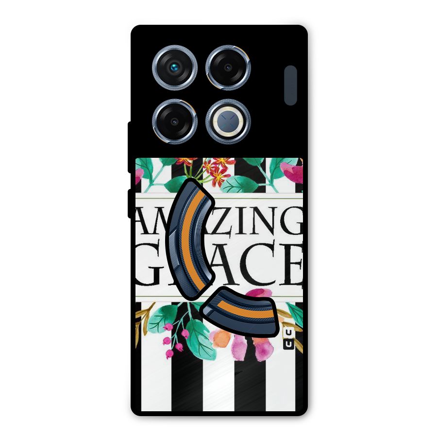 Amazing Grace Metal Back Case for Infinix GT 20 Pro