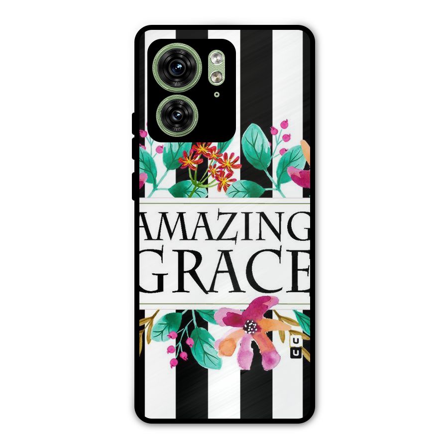 Amazing Grace Metal Back Case for Motorola Edge 40 5G