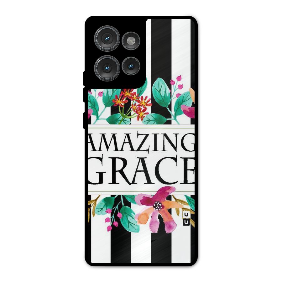 Amazing Grace Metal Back Case for Motorola Edge 50