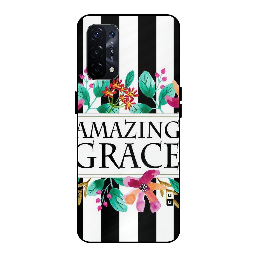 Amazing Grace Metal Back Case for Oppo A74 5G