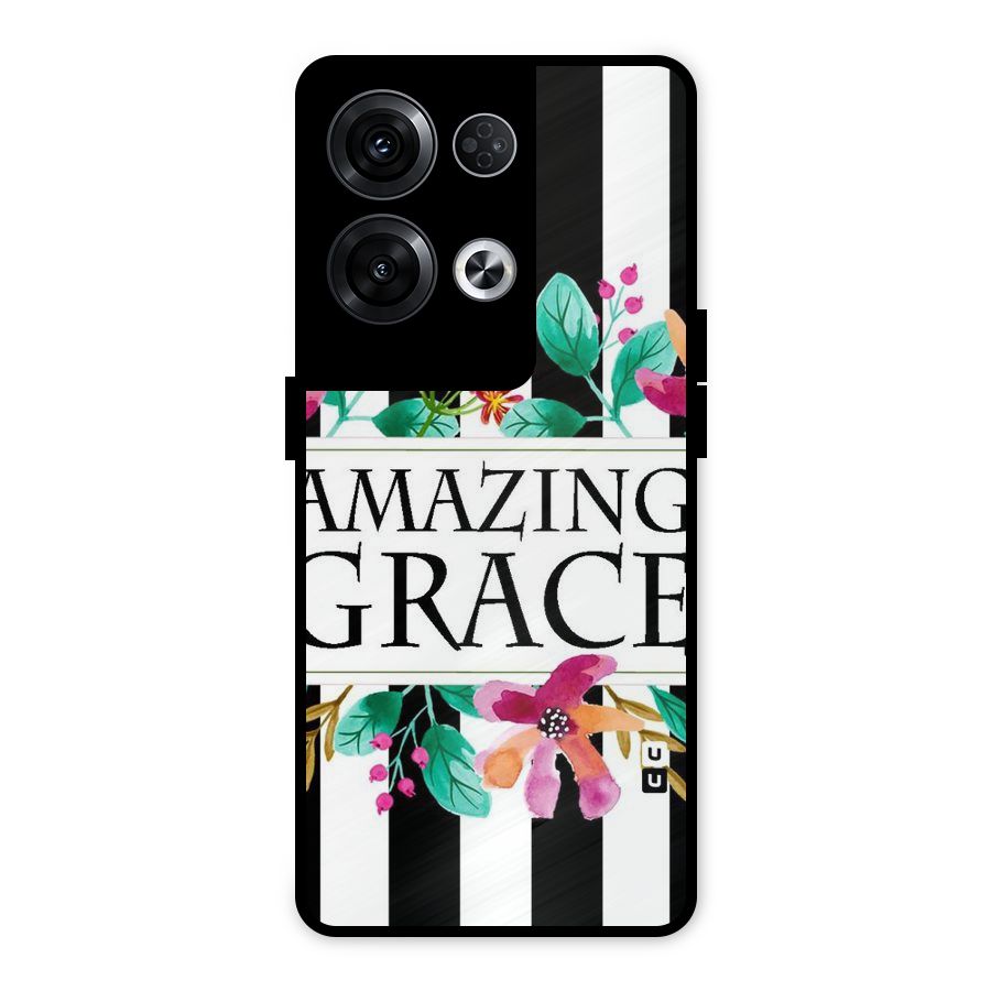 Amazing Grace Metal Back Case for Oppo Reno8 Pro 5G