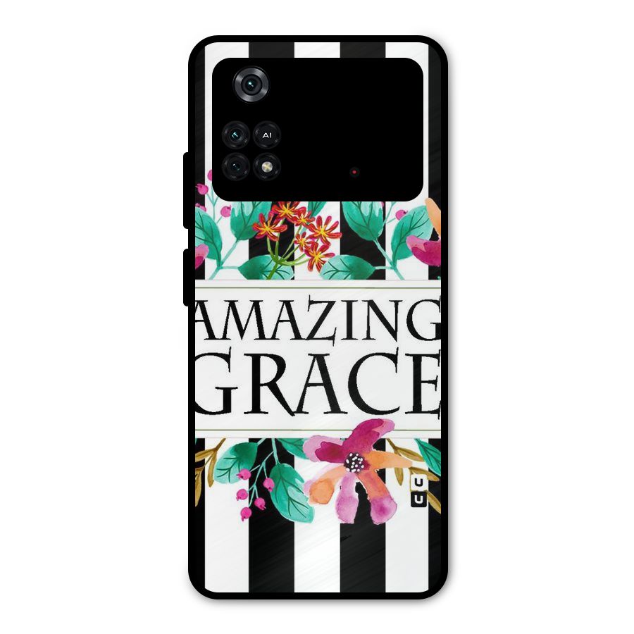 Amazing Grace Metal Back Case for Poco M4 Pro 4G