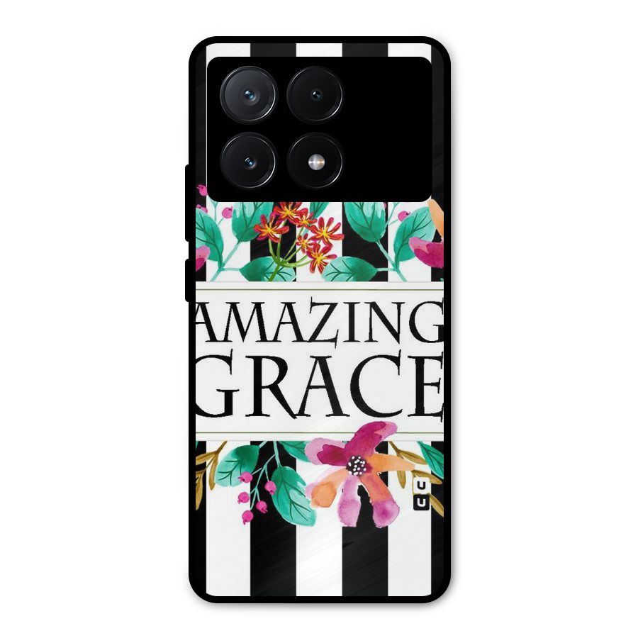Amazing Grace Metal Back Case for Poco X6 Pro