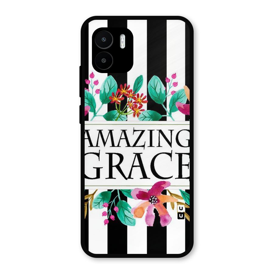 Amazing Grace Metal Back Case for Redmi A1