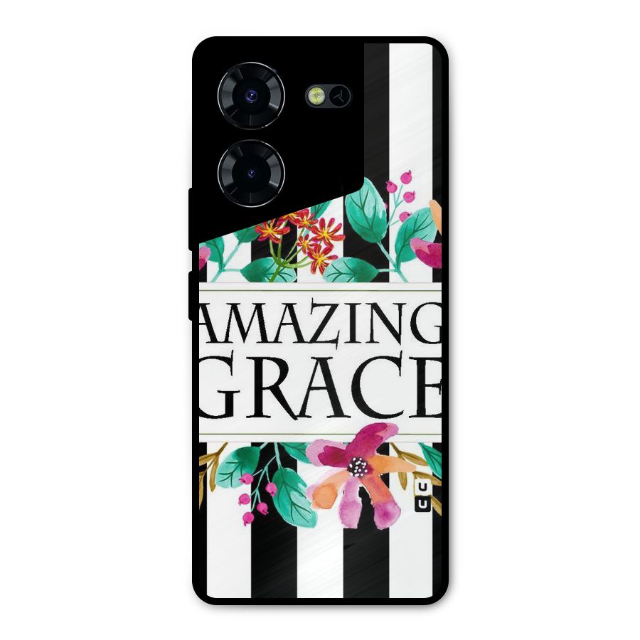 Amazing Grace Metal Back Case for Tecno Pova 5 Pro 5G