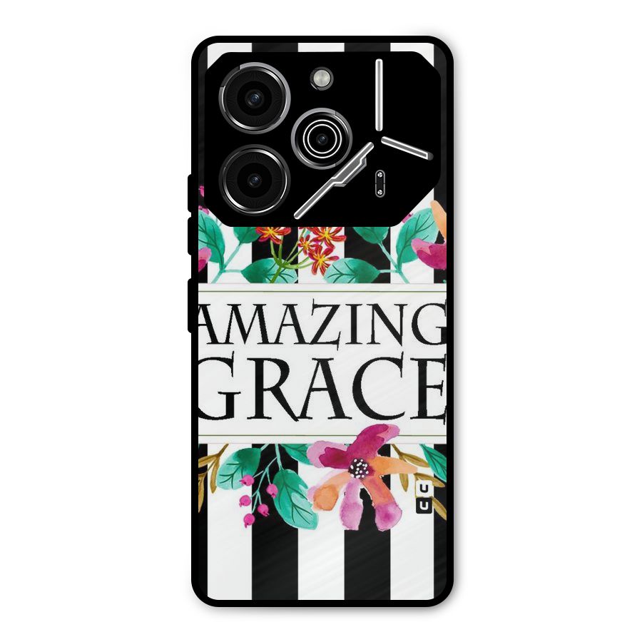 Amazing Grace Metal Back Case for Tecno Pova 6 Pro