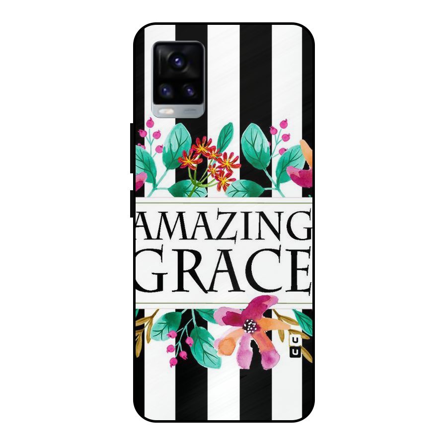 Amazing Grace Metal Back Case for Vivo V20 2021