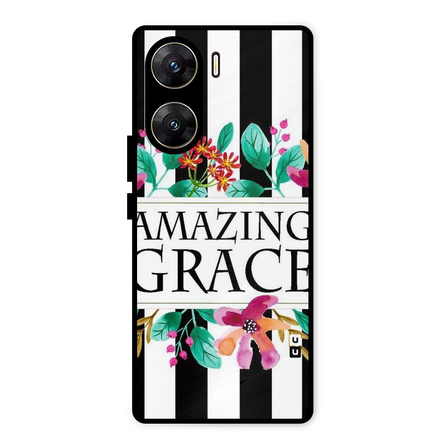 Amazing Grace Metal Back Case for Vivo V29e