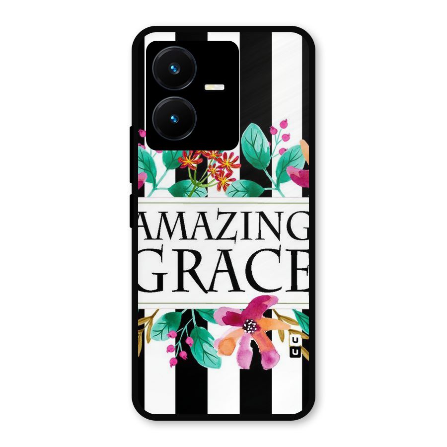 Amazing Grace Metal Back Case for Vivo Y22