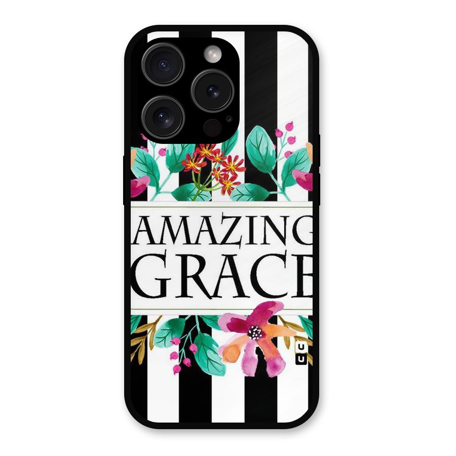 Amazing Grace Metal Back Case for iPhone 15 Pro