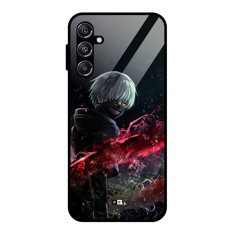 Amazing Ken Kaneki Glass Back Case for Galaxy M34 5G