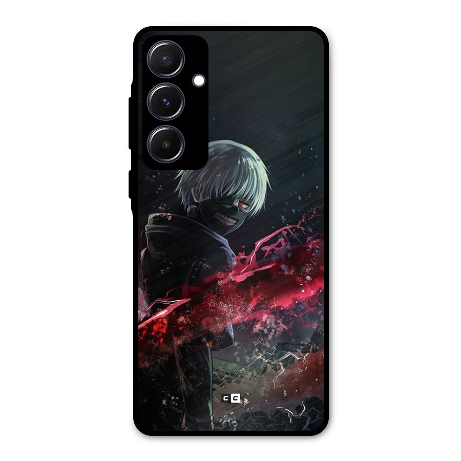 Amazing Ken Kaneki Metal Back Case for Galaxy A55