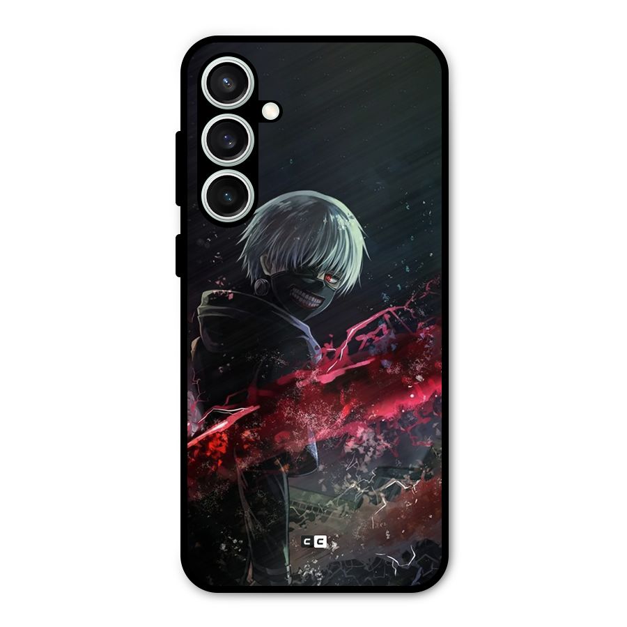 Amazing Ken Kaneki Metal Back Case for Galaxy S23 FE