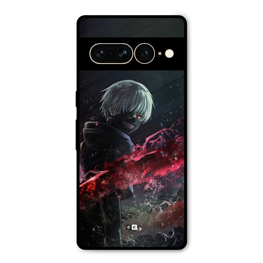 Amazing Ken Kaneki Metal Back Case for Google Pixel 7 Pro