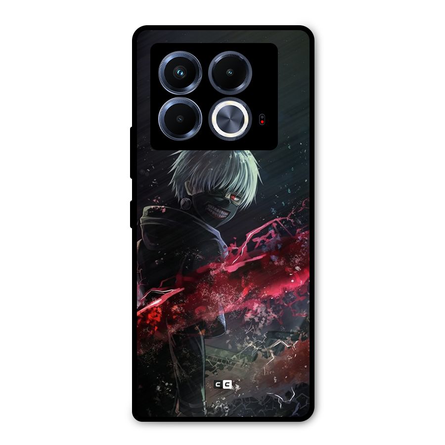 Amazing Ken Kaneki Metal Back Case for Infinix Note 40 5G