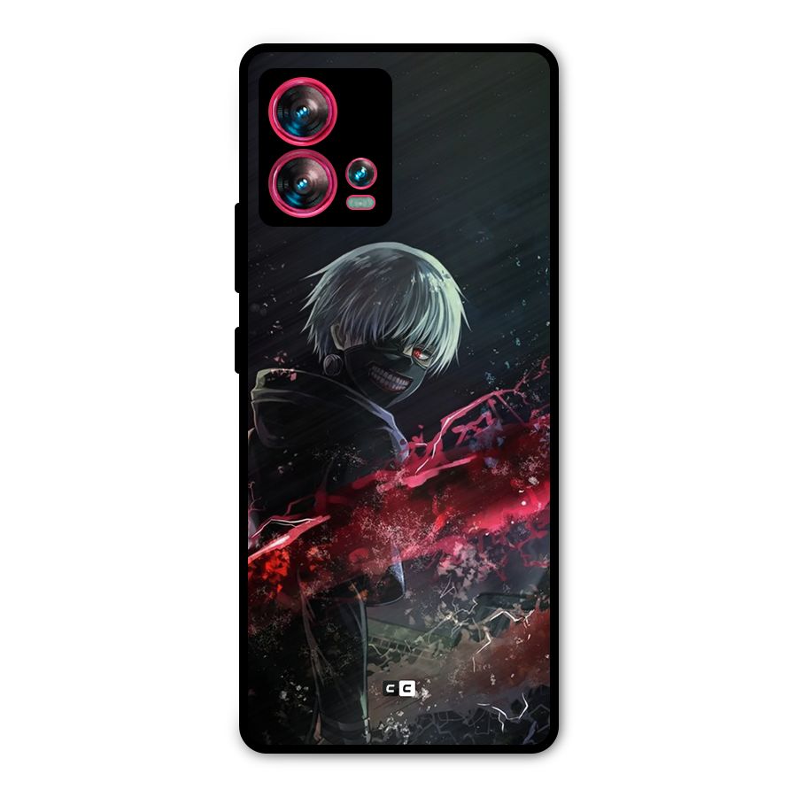 Amazing Ken Kaneki Metal Back Case for Motorola Edge 30 Fusion